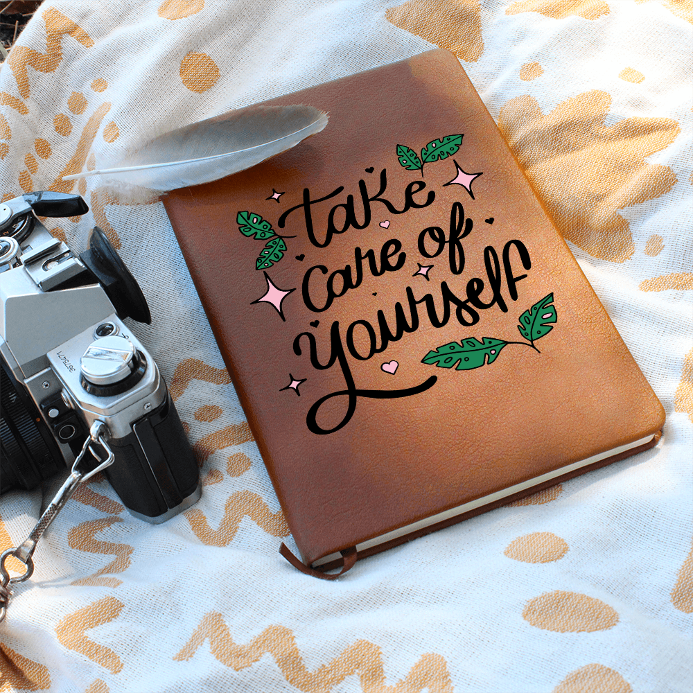 Take Care Of Yourself — Graphic Leather Journal