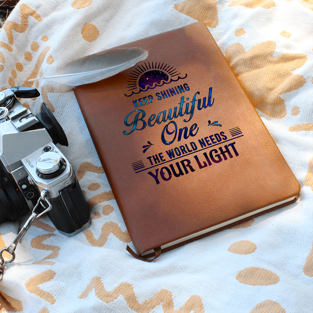 Dear Daughter, Keep Shining — Graphic Leather Journal