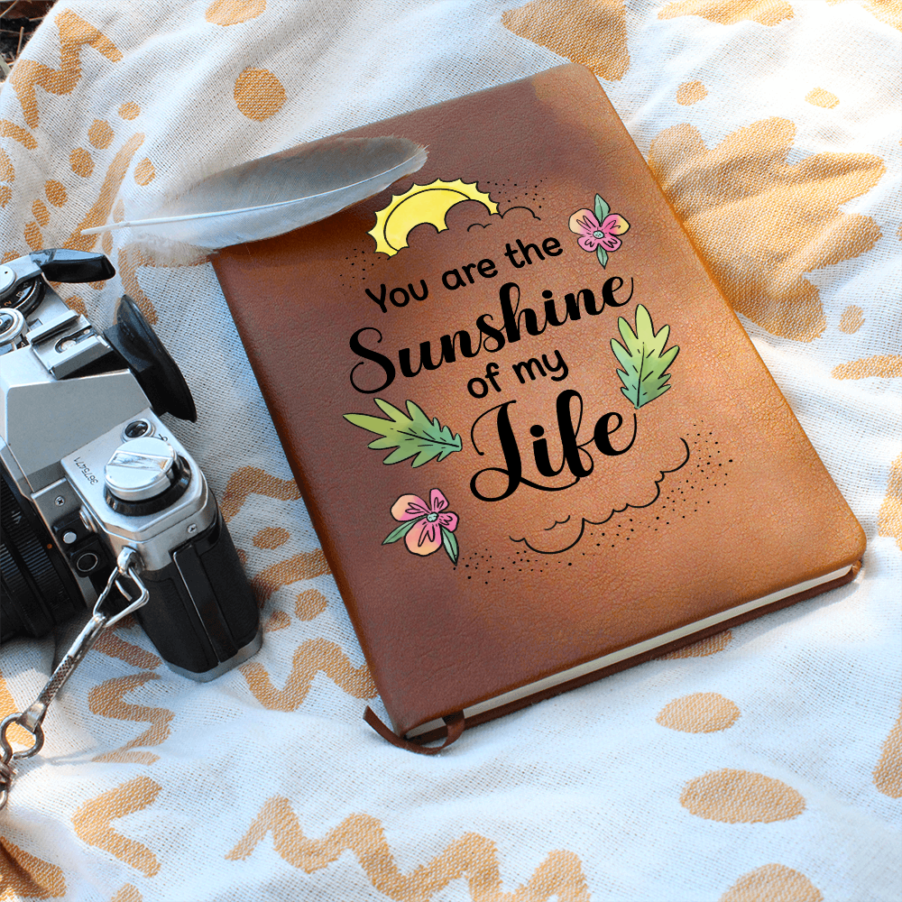 You Are The Sunshine Of My Life — Graphic Leather Journal