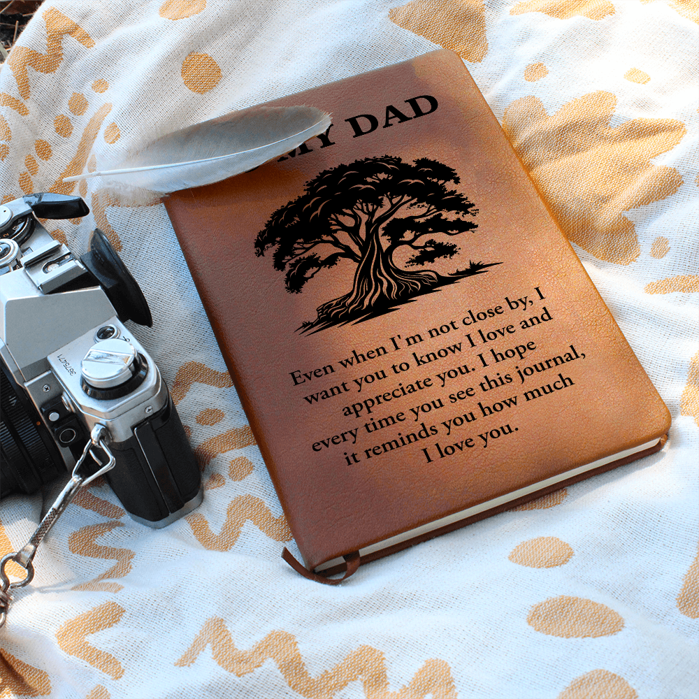 To My Dad — Graphic Leather Journal