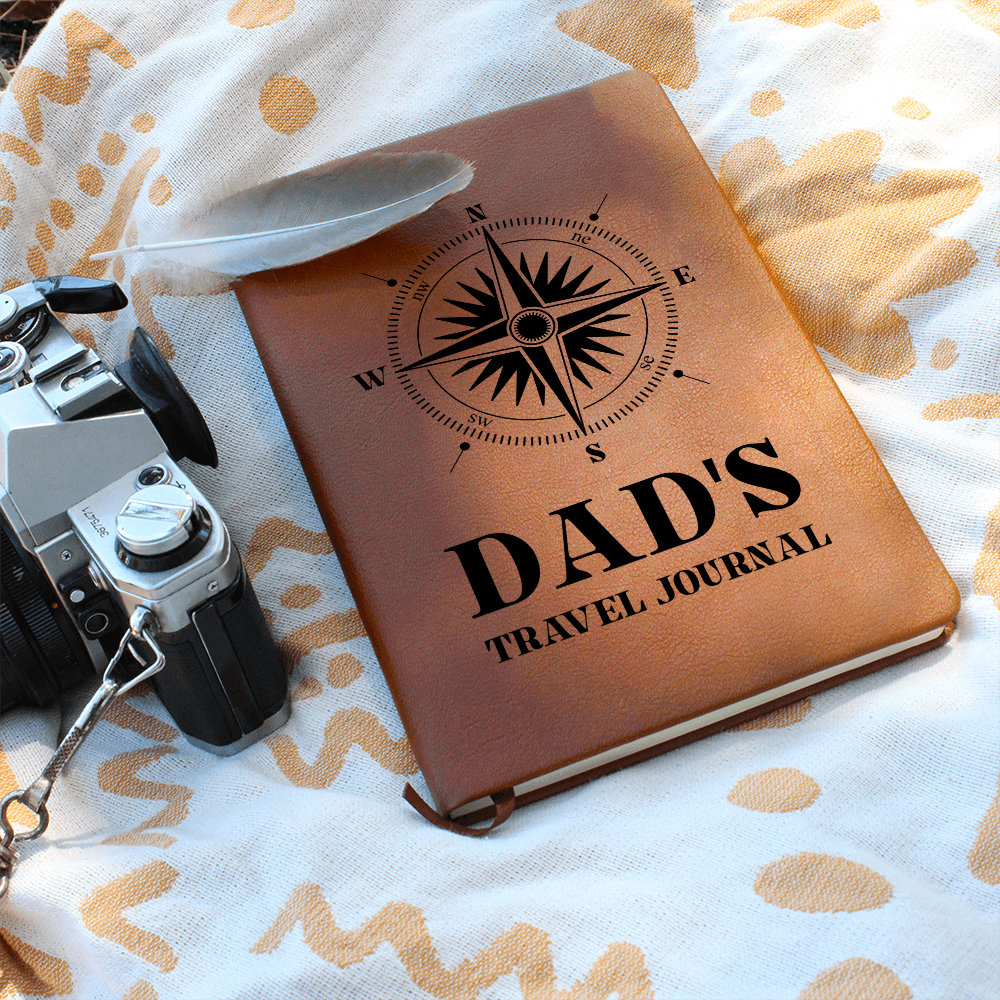 Dad's Travel Journal — Graphic Leather Journal