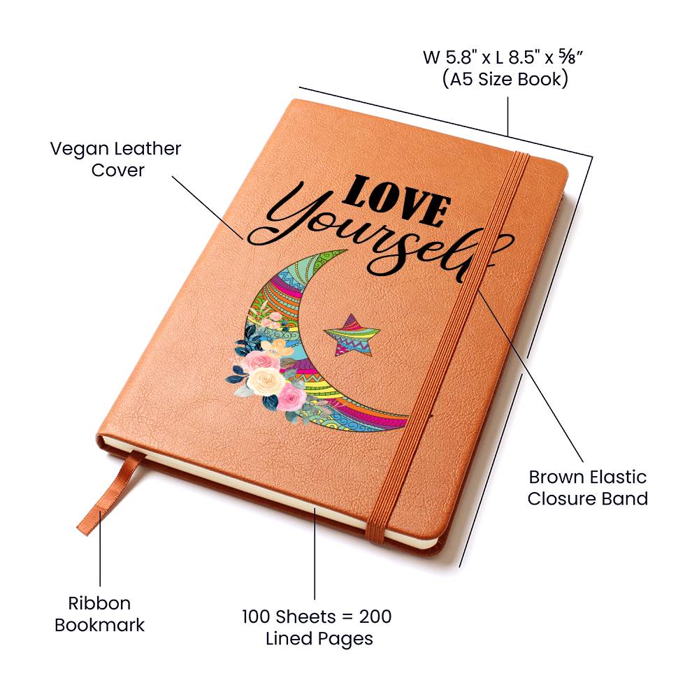 Love Yourself — Graphic Leather Journal