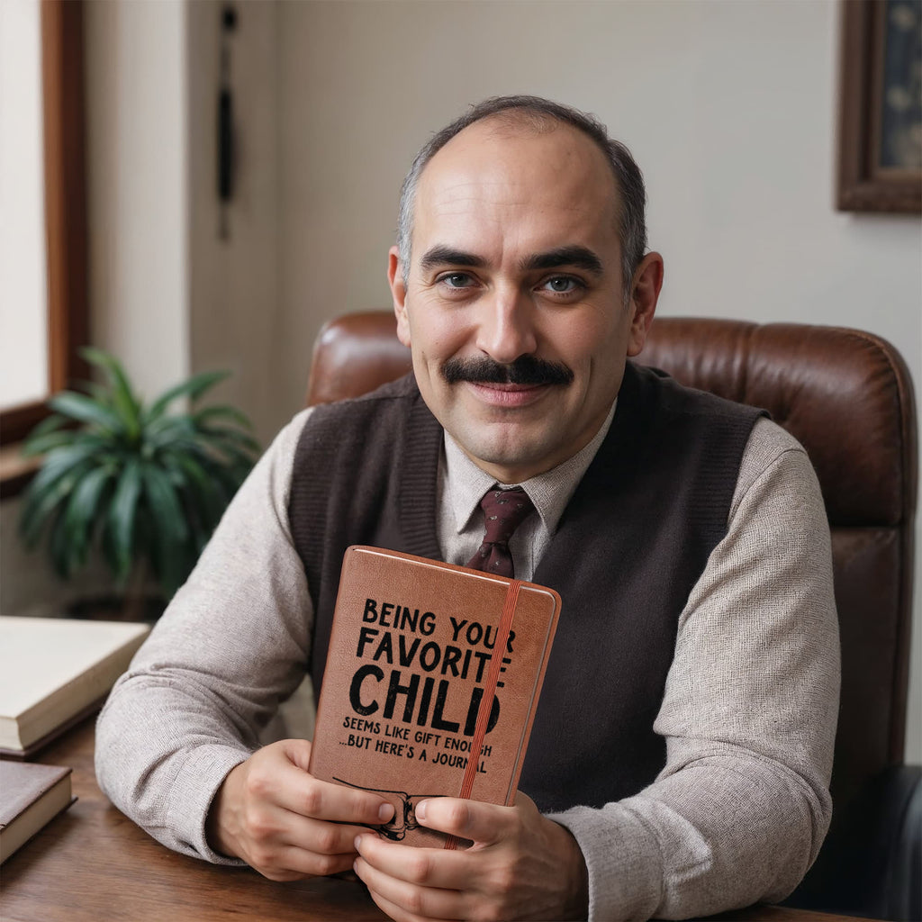 Being Your Favorite Child — Graphic Leather Journal