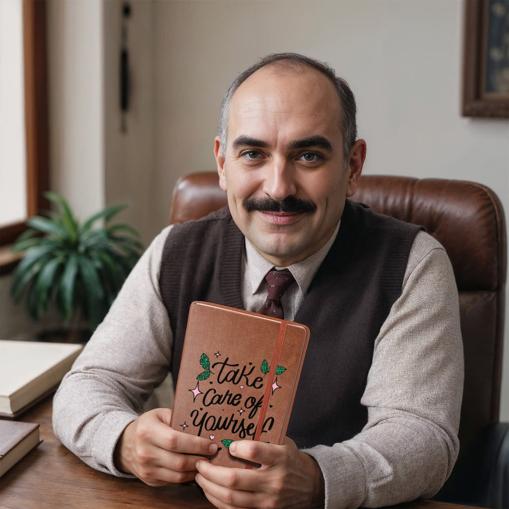 Take Care Of Yourself — Graphic Leather Journal