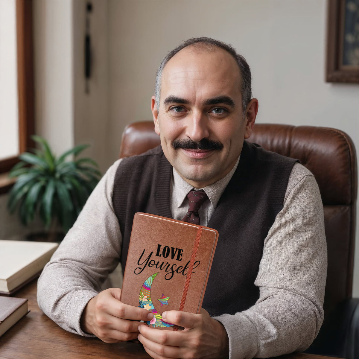 Love Yourself — Graphic Leather Journal