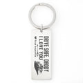 Drive Safe Daddy, I Love You - Engraved Rectangle Keychain