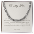 To My Son - Cuban Link Chain