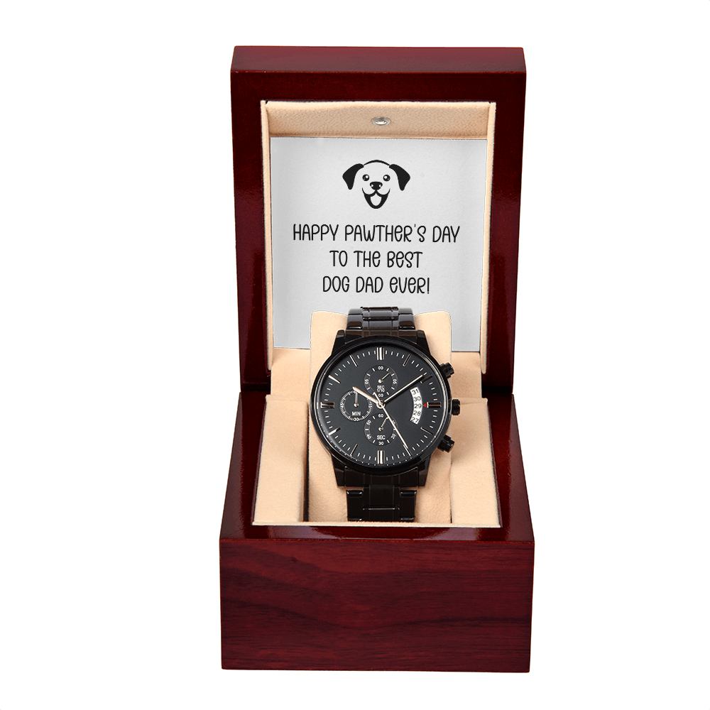 Happy Pawther's Day — Black Chronograph Watch