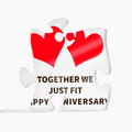 Together We Just Fit Acrylic Puzzle Plaque