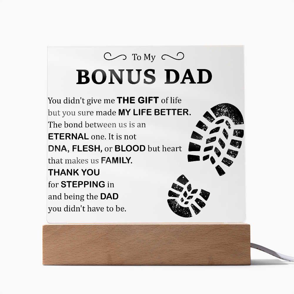 You Didn't Give Me The Gift Of Life Acrylic Square Plaque