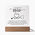 Truly Amazing Nurse Acrylic Square Plaque - Gift for Nurses