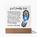 Best Daddy Ever — Acrylic Square Plaque