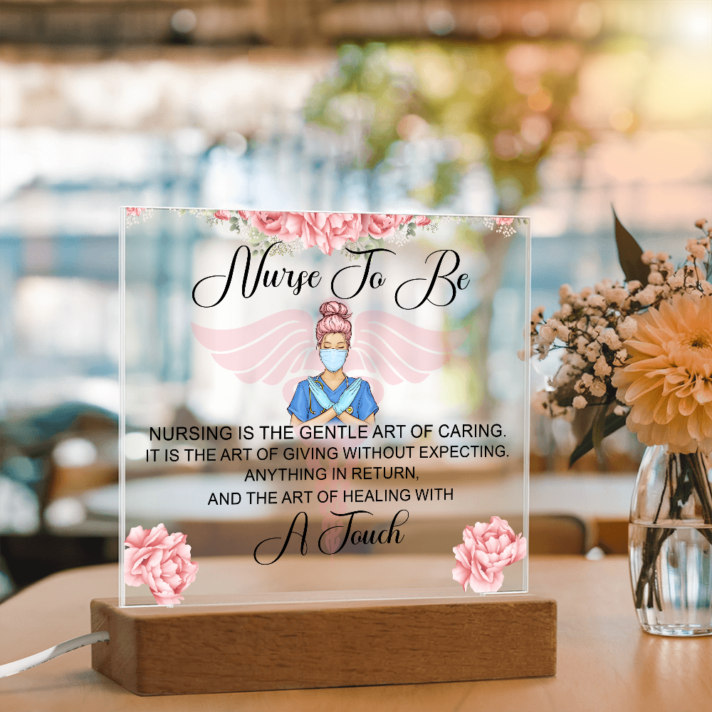 Nurse To Be Acrylic Square Plaque - Gift for Nurses