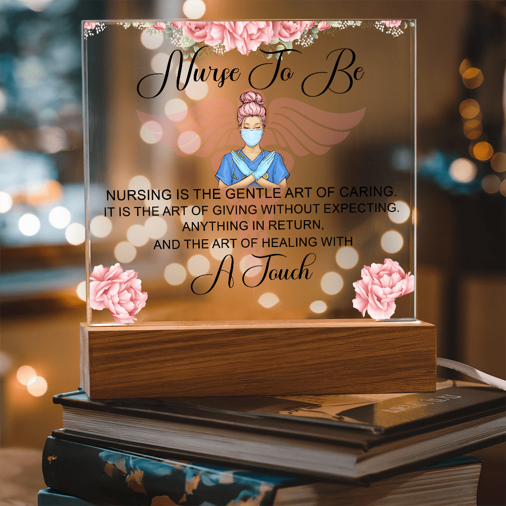 Nurse To Be Acrylic Square Plaque - Gift for Nurses