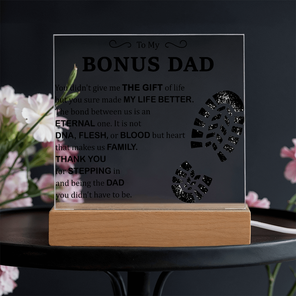 You Didn't Give Me The Gift Of Life Acrylic Square Plaque