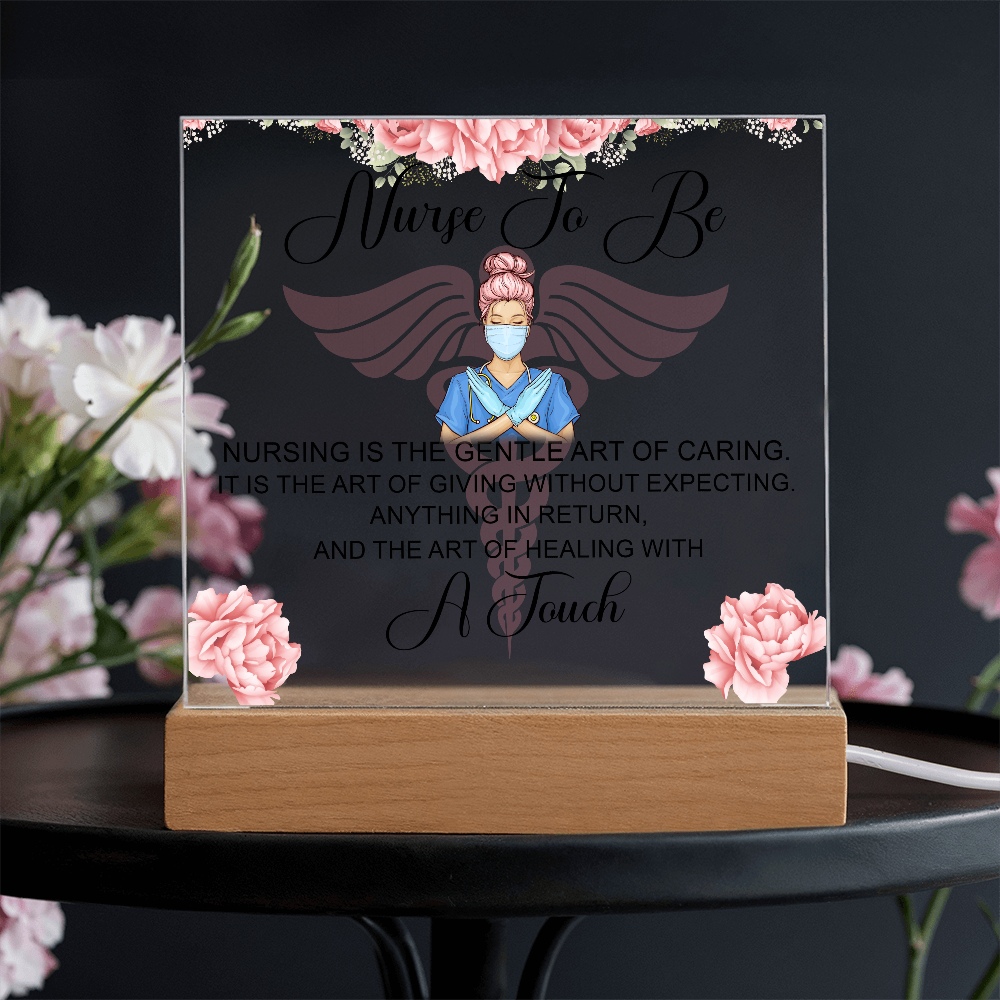 Nurse To Be Acrylic Square Plaque - Gift for Nurses