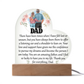 Dad There Have Been Acrylic Heart Plaque