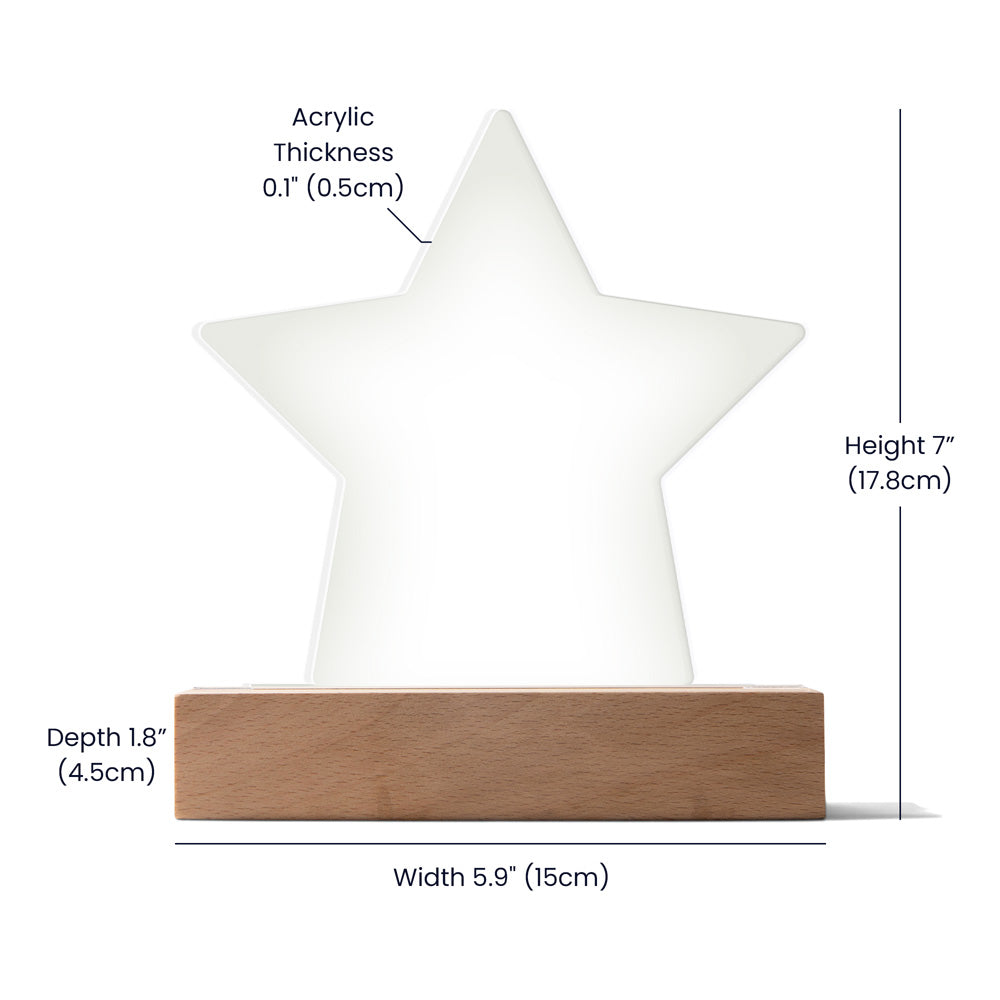 Good Friends Are Like Stars Acrylic Star Plaque - Gift for Best Friend