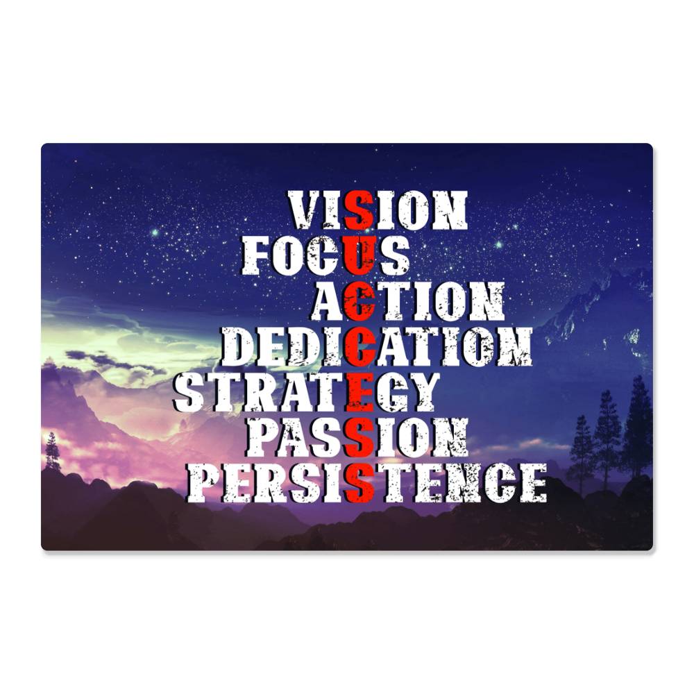 Vision Focus Action High Gloss Metal Art Print