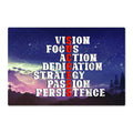 Vision Focus Action High Gloss Metal Art Print