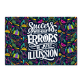 Success Without Errors High Gloss Metal Art Print