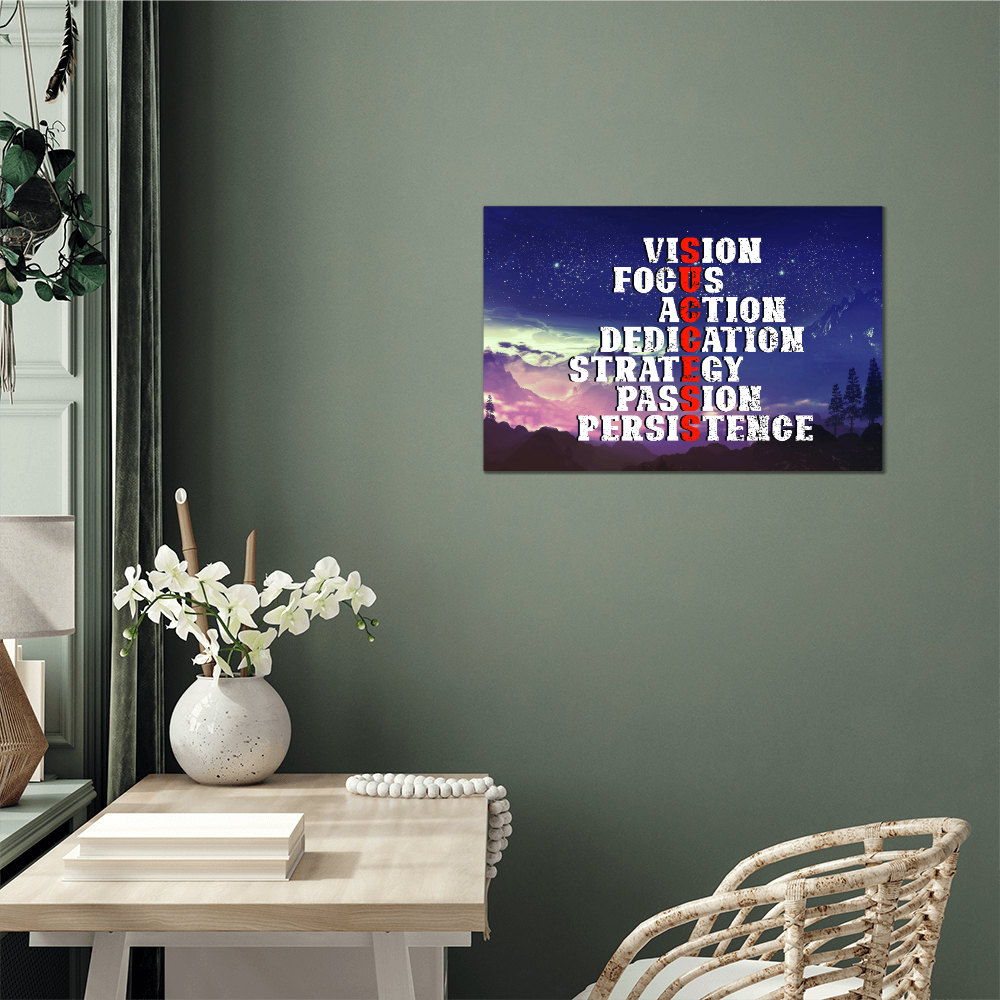 Vision Focus Action High Gloss Metal Art Print