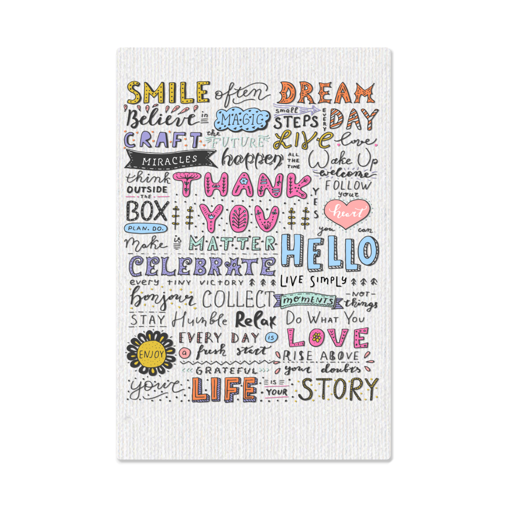 Smile Believe High Gloss Metal Art Print