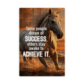 Some People Dream Of Success High Gloss Metal Art Print