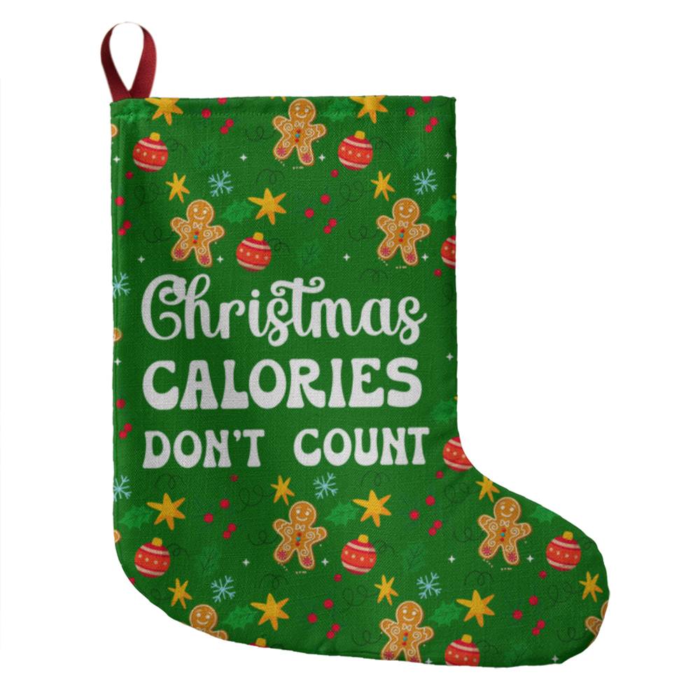 Christmas Calories Don't Count Stocking