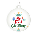 My First Christmas Acrylic Bulb Ornament