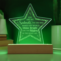 You Are My Soulmate Engraved Acrylic Star Plaque - Anniversary Gift