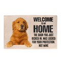Welcome To My Home, Guard Dog — Indoor/Outdoor Welcome Mat
