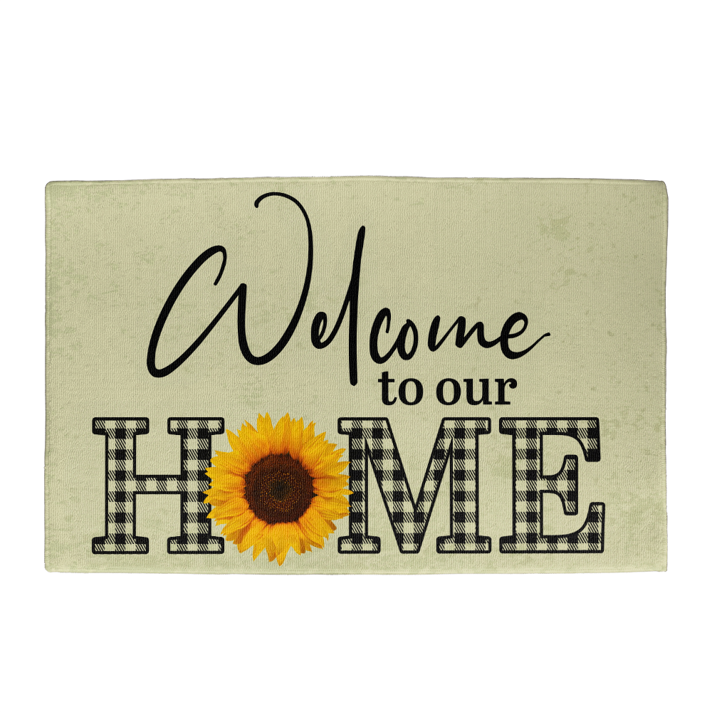 Welcome To Our Home — Indoor/Outdoor Welcome Mat