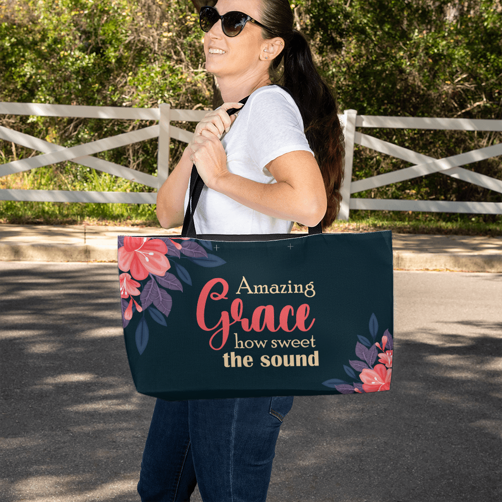 Amazing Grace, How Sweet The Sound — Weekender Tote Bag