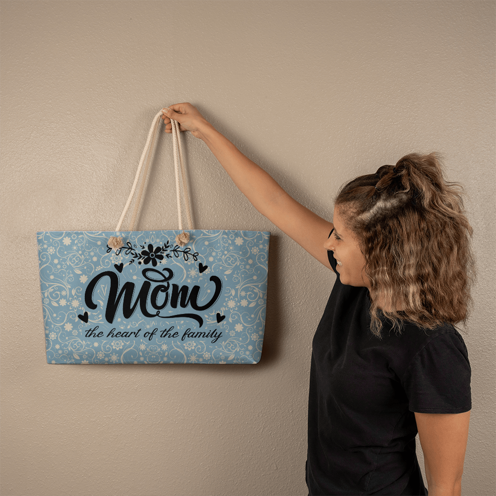 Mom, The Heart Of The Family — Weekender Tote Bag
