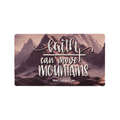 Faith Can Move Mountains Gaming Mat, Christian Desk Mat