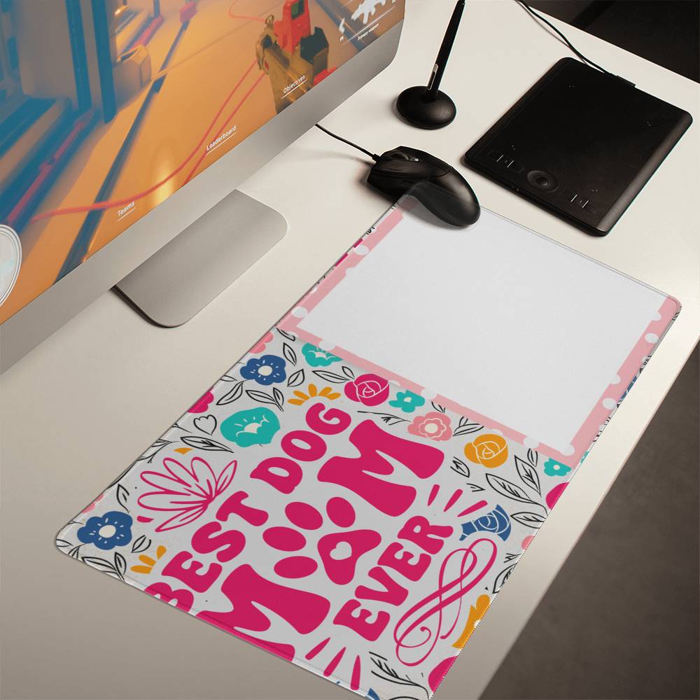 Best Dog Mom Ever Gaming Mat, Desk Mat Gift