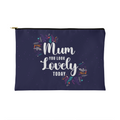 Mum, You Look Lovely Today Zippered Pouch, Small - Makeup Bag Gift