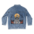 Ghost Rider (Transparent) — Men's Denim Jacket