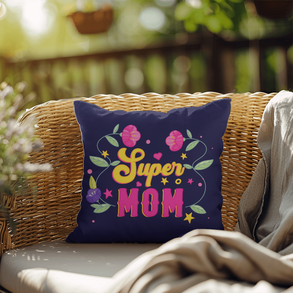 Super Mom — Indoor/Outdoor Pillow