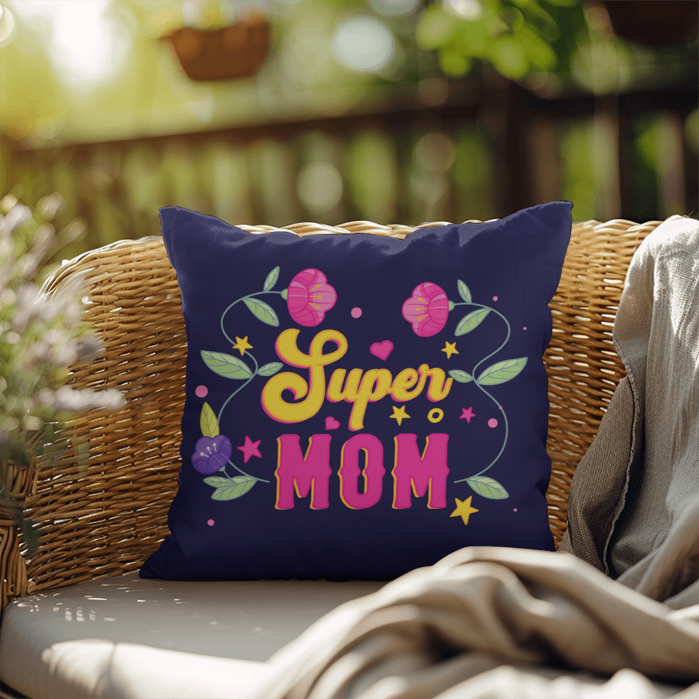 Super Mom — Indoor/Outdoor Pillow