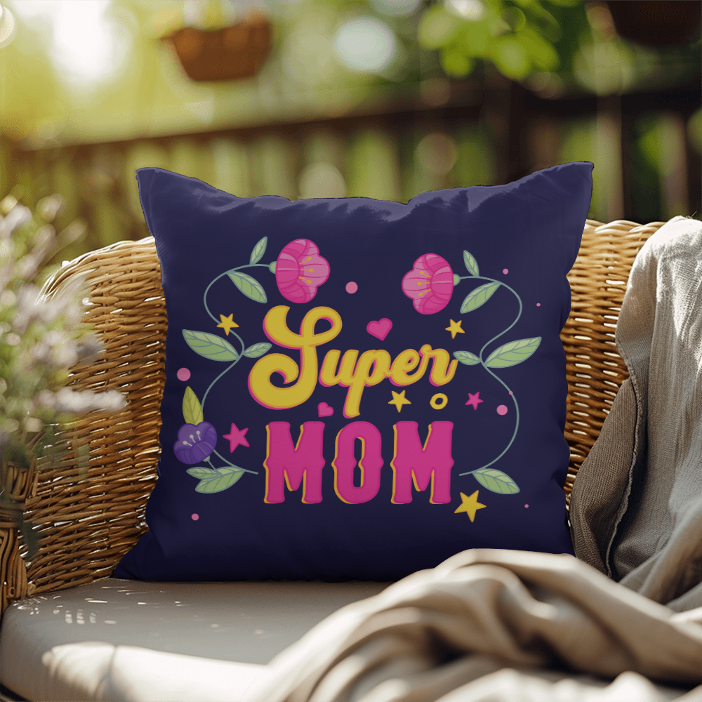 Super Mom — Indoor/Outdoor Pillow