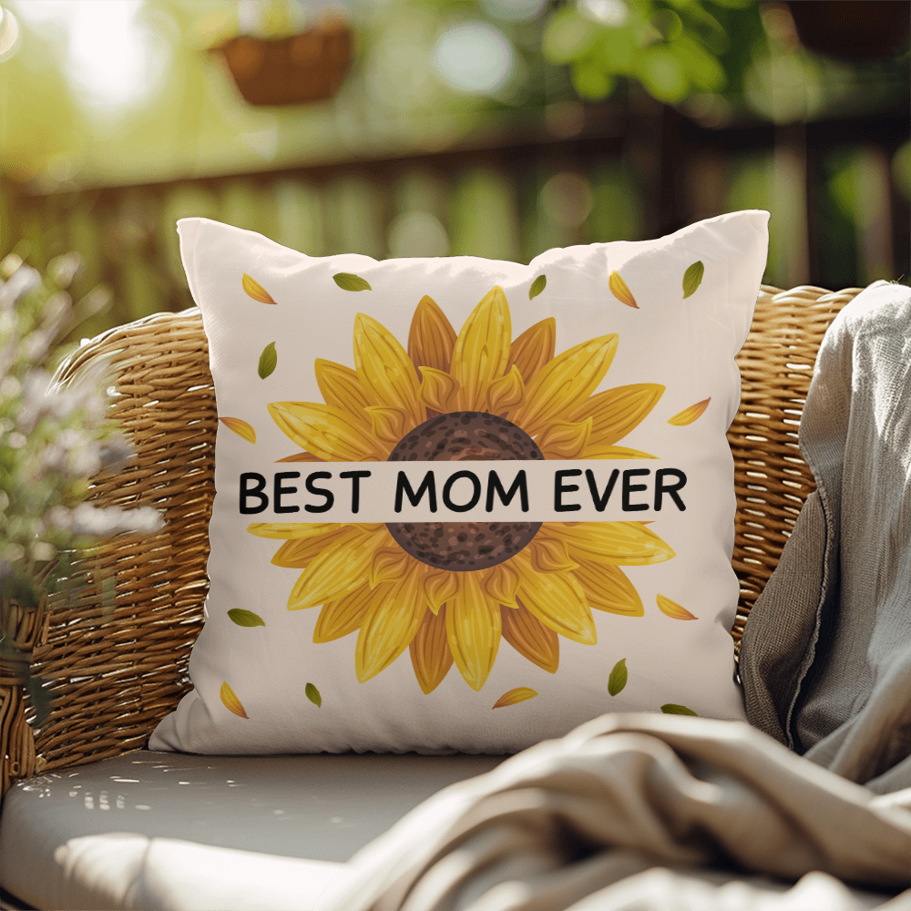 Best Mom Ever — Indoor/Outdoor Pillow