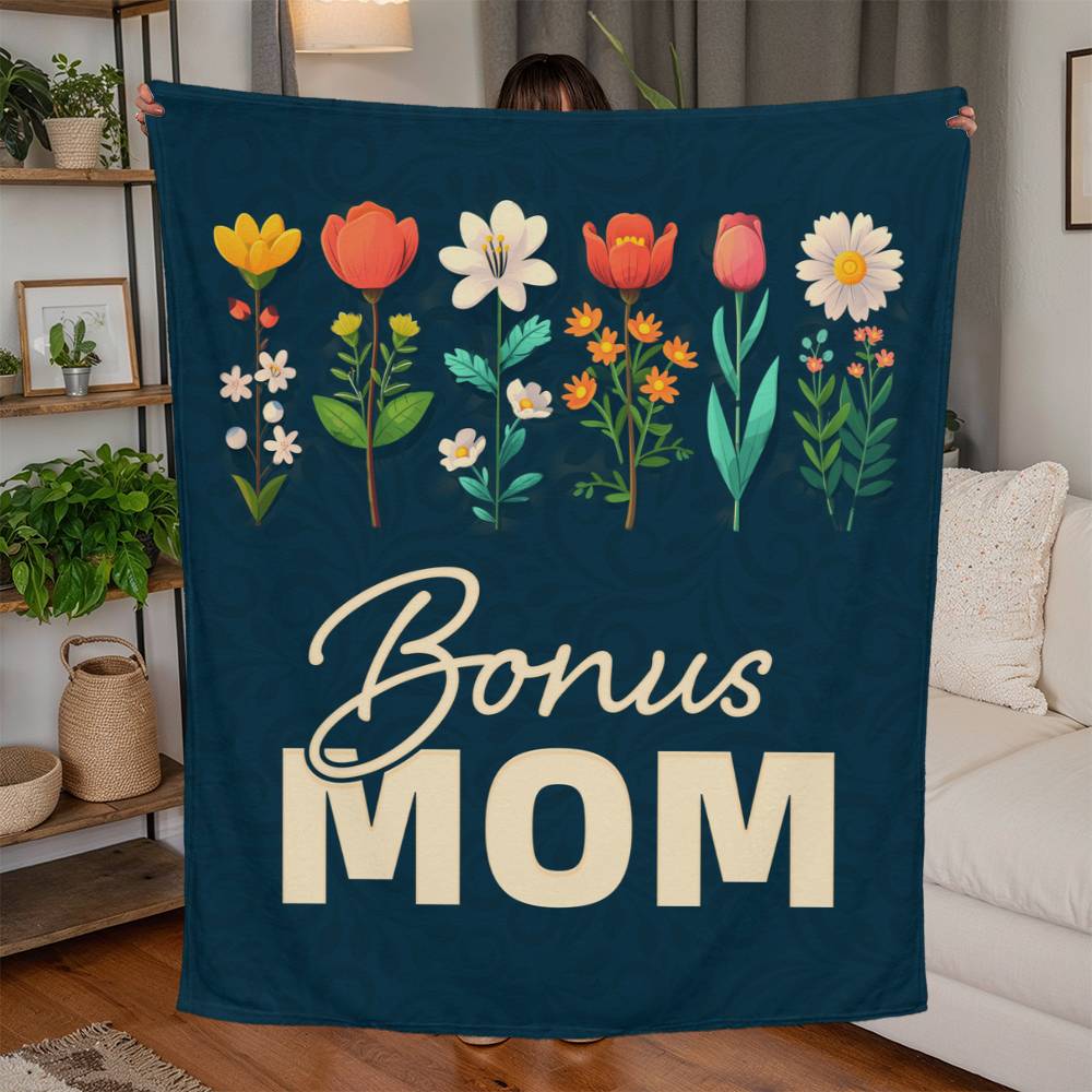 Bonus Mom — Jersey Fleece Blanket
