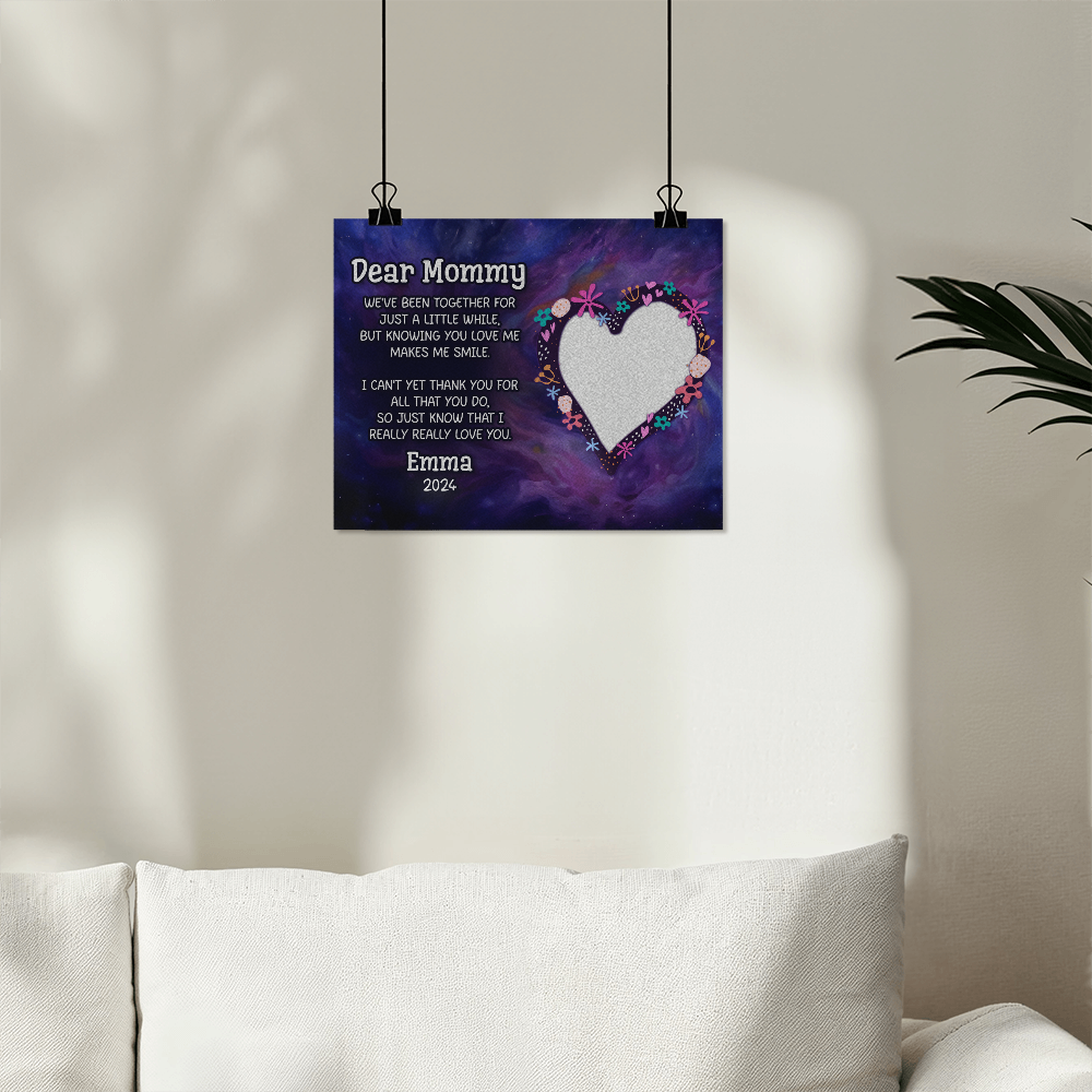 Dear Mommy We've Been Together Matte Poster