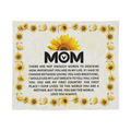 Mom, Not Enough Words (Sunflowers) — Jersey Fleece Blanket
