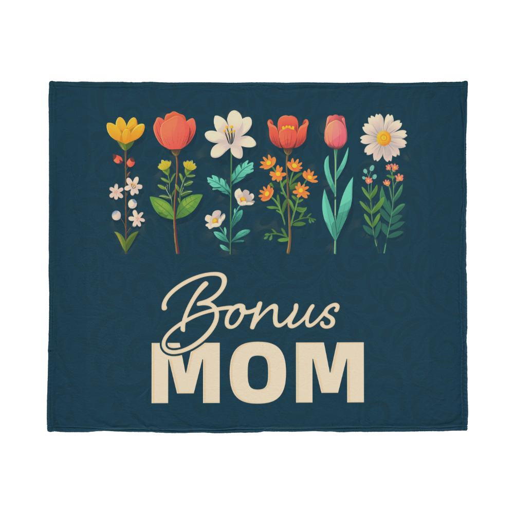Bonus Mom — Jersey Fleece Blanket