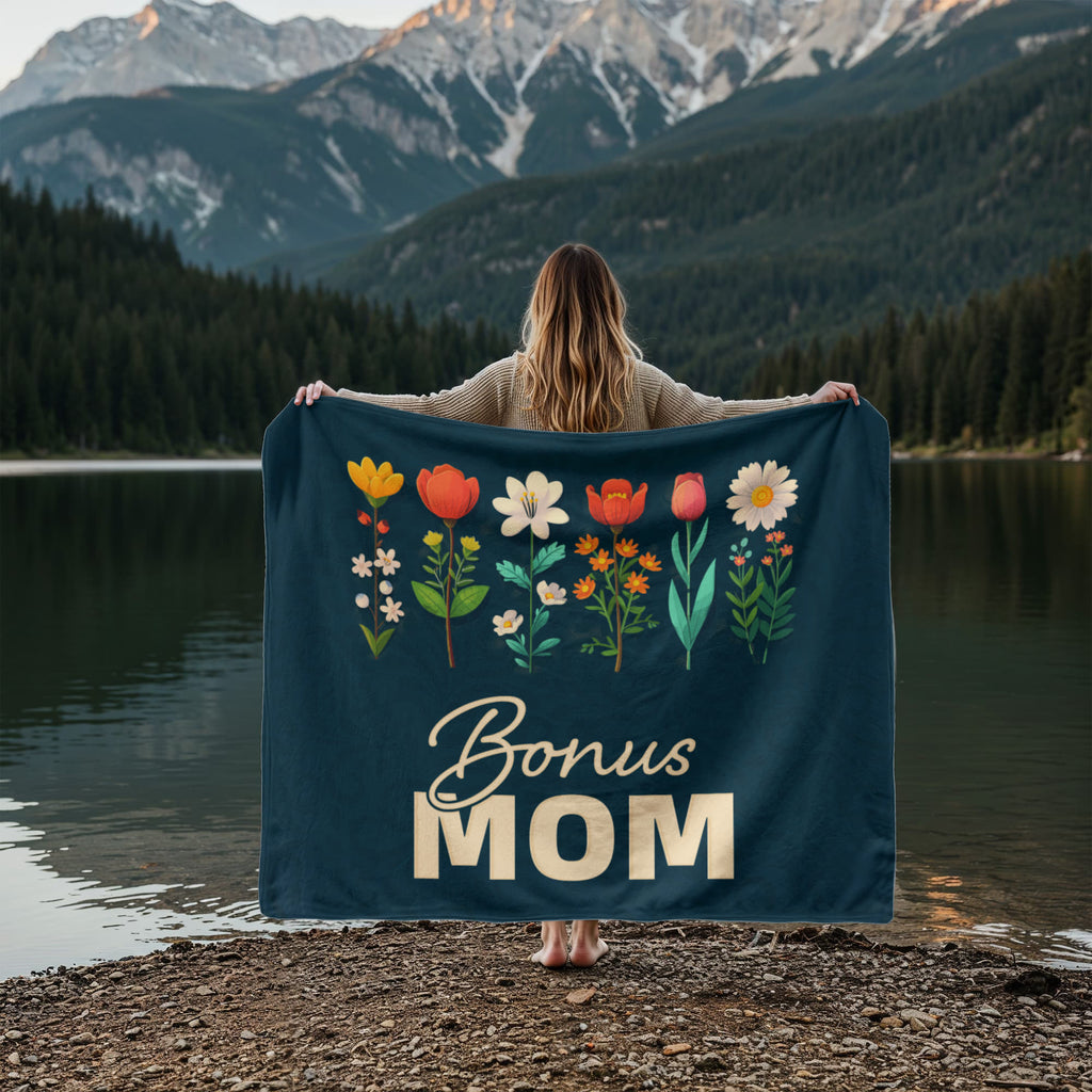 Bonus Mom — Jersey Fleece Blanket