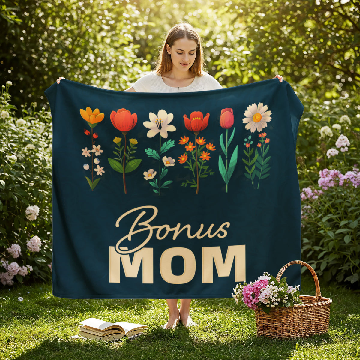 Bonus Mom — Jersey Fleece Blanket