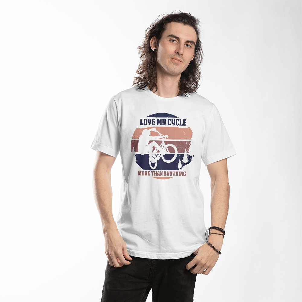 Love My Cycle More Than Anything T-Shirt, Cycling Gift